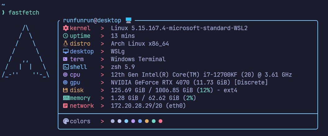 fastfetch
